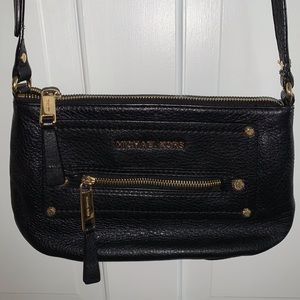 Michael Kors Black Leather Crossbody